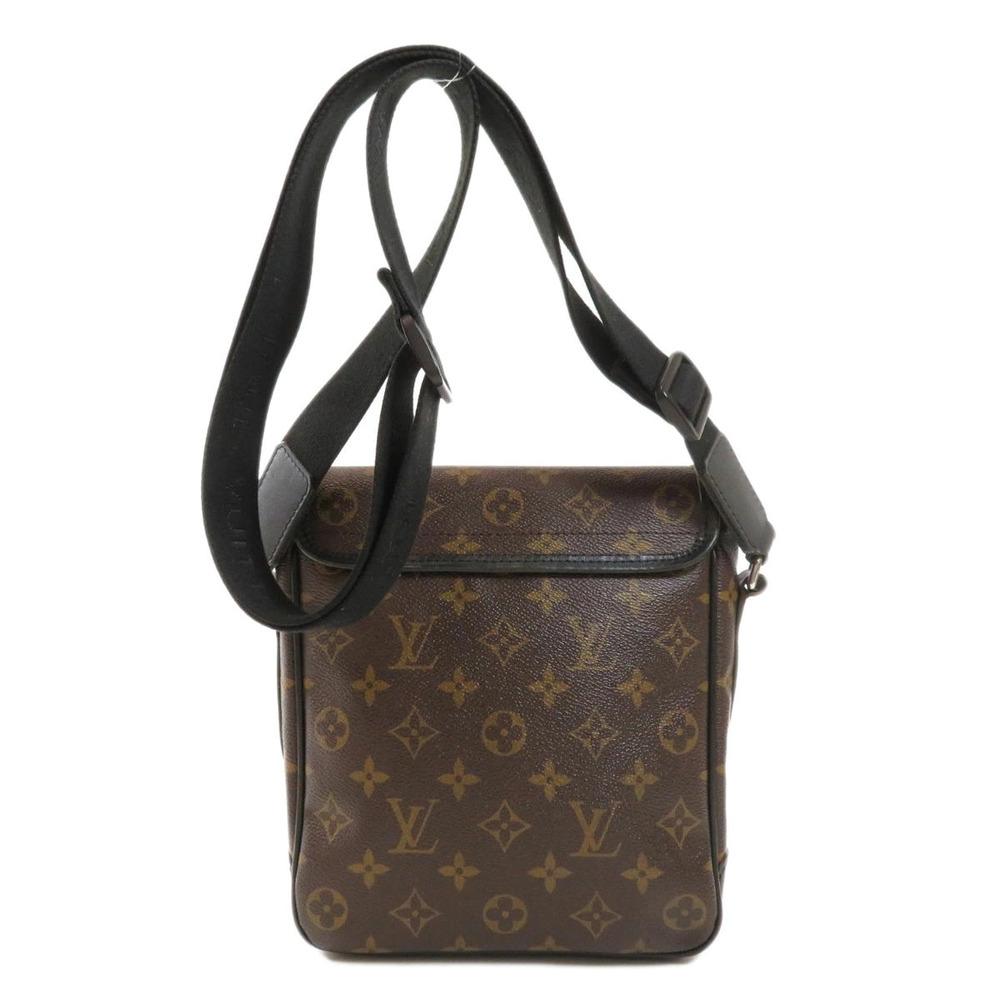 Louis Vuitton Strap Macassar Bass Shoulder Brown Monogram